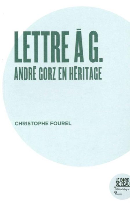 Emprunter Lettre à G livre