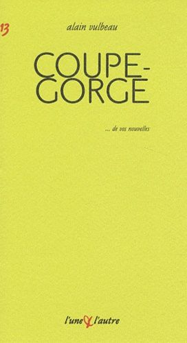 Emprunter Coupe-gorge livre