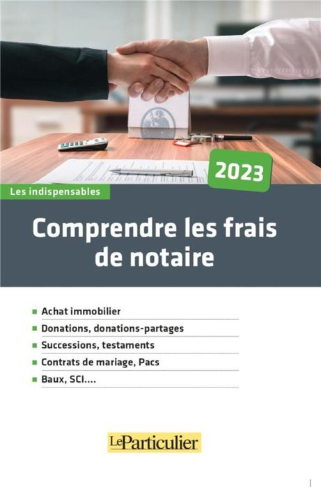 Emprunter Comprendre les frais de notaire. Edition 2023 livre