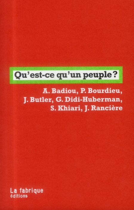 Emprunter Qu'est-ce qu'un peuple ? livre