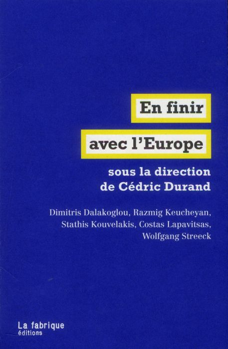 Emprunter En finir avec l?Europe livre