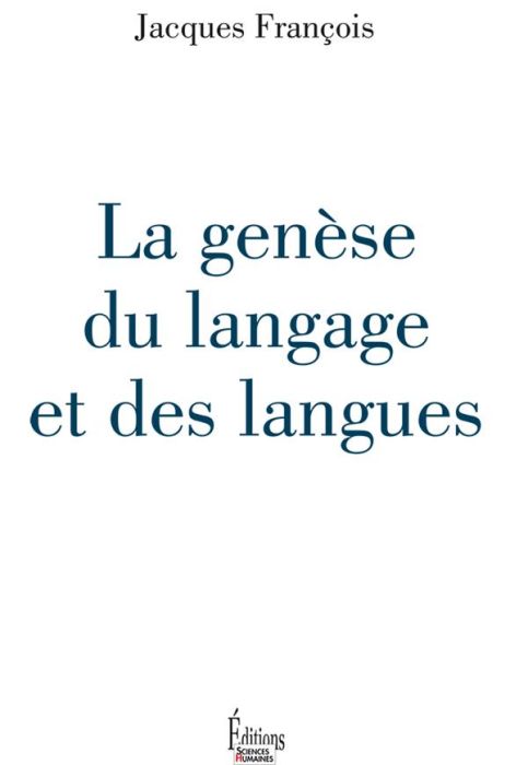 Emprunter La genèse du langage et des langues livre