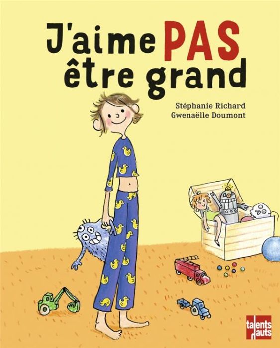 Emprunter J'aime pas être grand livre