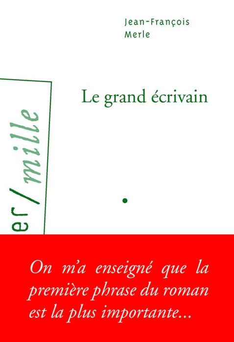 Emprunter Le grand écrivain livre