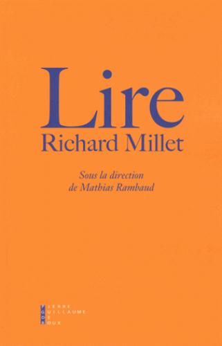 Emprunter Lire Richard Millet livre