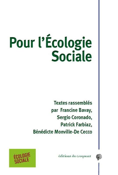 Emprunter Pour l'écologie sociale livre