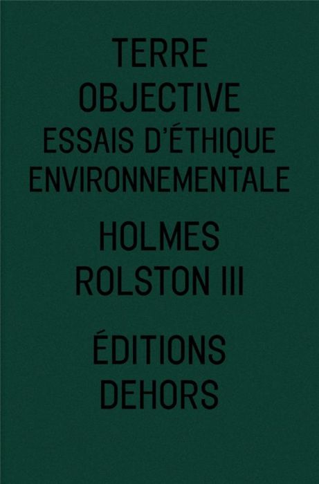 Emprunter Terre objective. Essais d'éthique environnementale livre