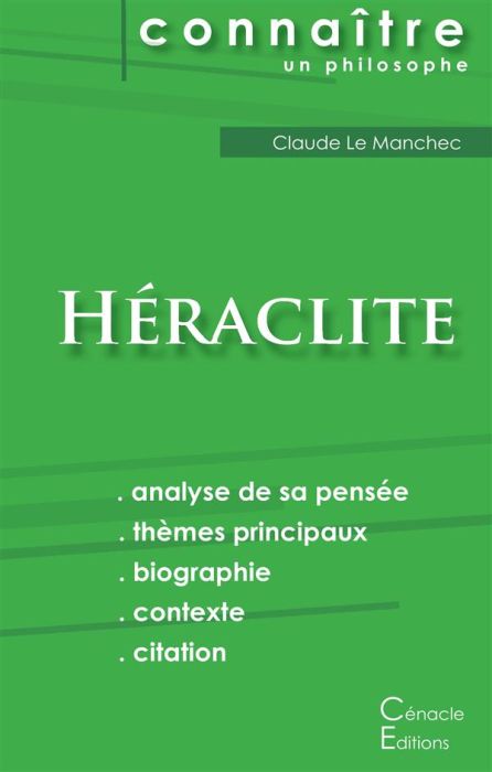 Emprunter Comprendre Héraclite livre