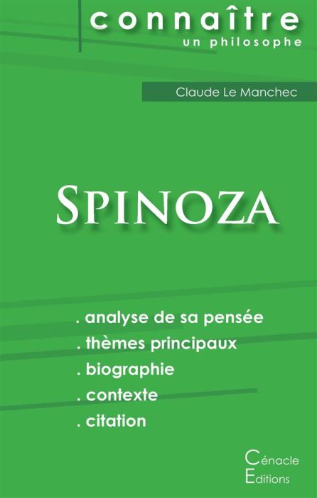 Emprunter Spinoza. Fiche de lecture livre