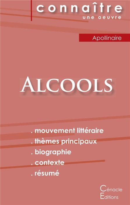 Emprunter Alcools. Fiche de lecture livre