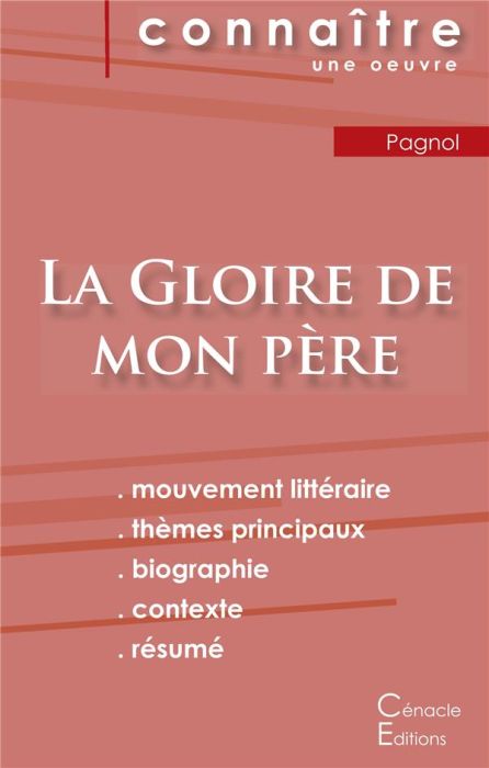 Emprunter La gloire de mon père. Fiche de lecture livre