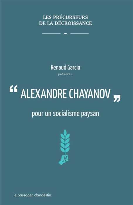 Emprunter Alexandre Chayanov pour un socialisme paysan livre