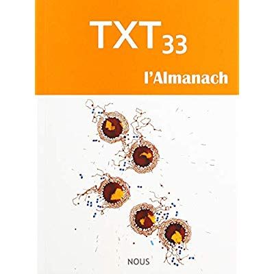 Emprunter TXT N° 33 : L'almanach livre