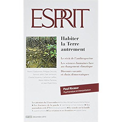 Emprunter Esprit N° 420, Décembre 2015 : Habiter la Terre autrement livre