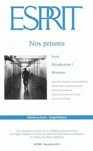 Emprunter Esprit N° 429, Novembre 2016 : Nos prisons livre