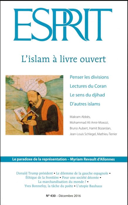 Emprunter Esprit N° 430, décembre 2016 : L'islam à livre ouvert livre