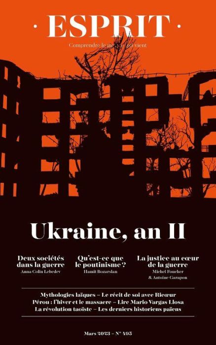 Emprunter Esprit N° 495, mars 2023 : Ukraine, an II livre