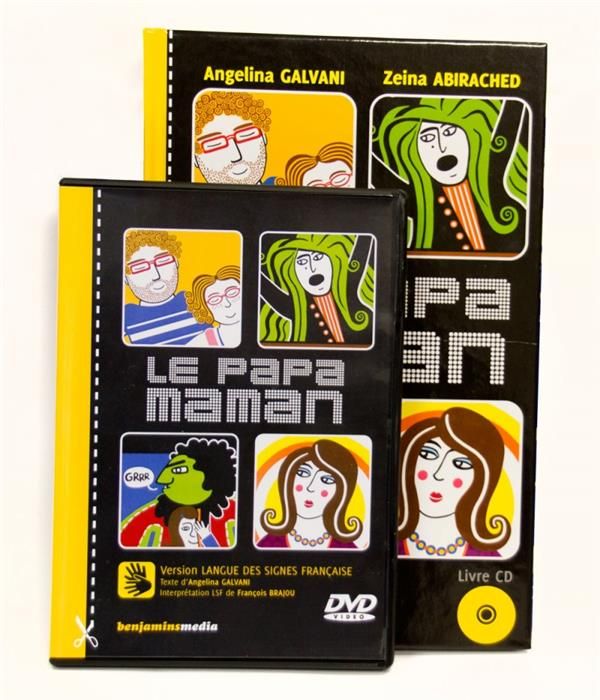 Emprunter Le papa-maman. Version langue des signes française, avec 1 DVD + 1 CD AUDIO livre