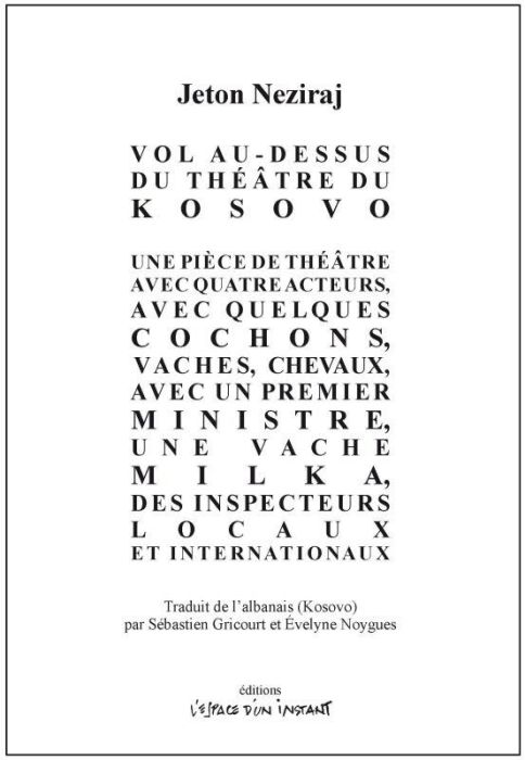 Emprunter Vol au-dessus du théâtre du Kosovo. Une pièce de théâtre avec quatre acteurs, avec quelques cochons, livre