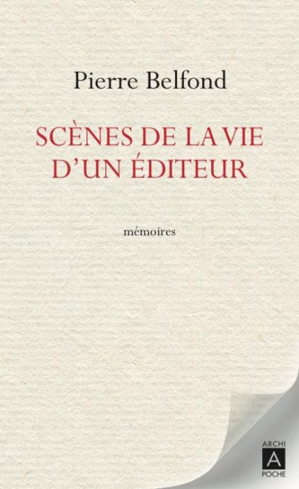 Emprunter Scènes de la vie d'un éditeur livre