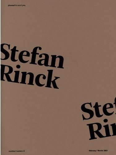 Emprunter Pleased to meet you N° 9, février 2021 : Stefan Rinck livre