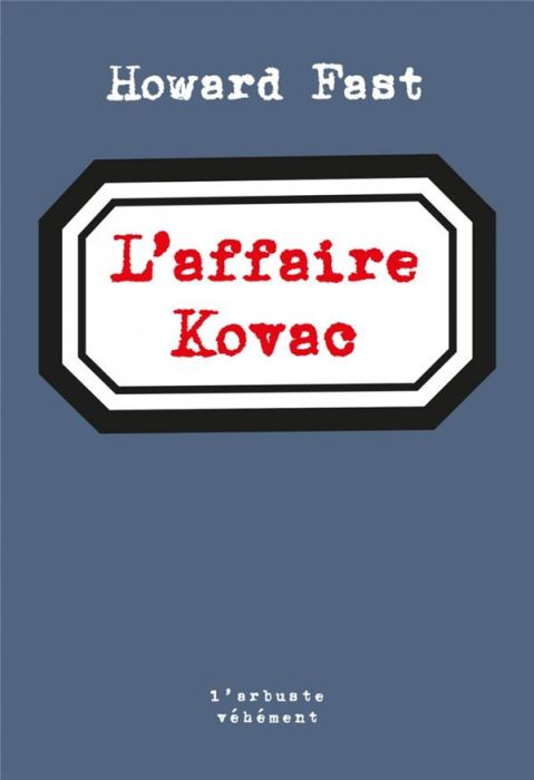 Emprunter L'affaire Kovac livre