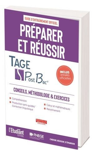 Emprunter L'officiel du TAGE Post Bac. Manuel officiel de préparation au test livre