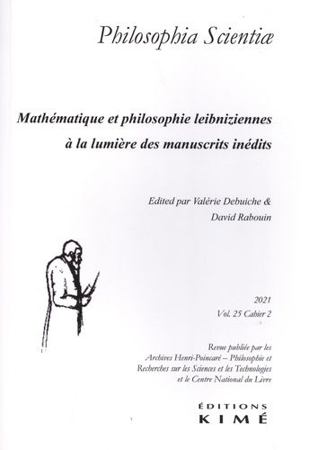 Emprunter Philosophia scientiae vol.25/2. Mathématique et philosophie leibniziennes à la lumière des manuscrit livre