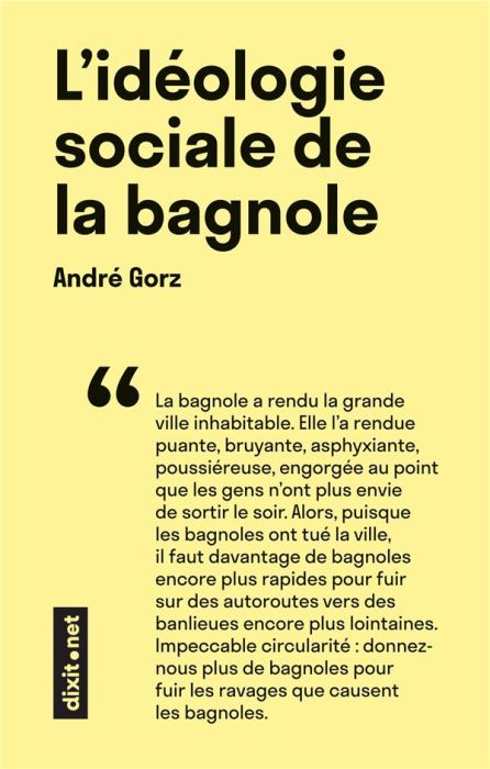 Emprunter L'idéologie sociale de la bagnole livre