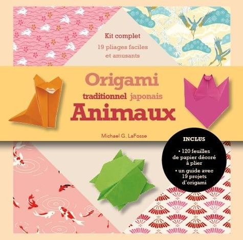 Emprunter Origami traditionnels japonais Animaux. Kit complet - 19 pliages faciles et amusants livre