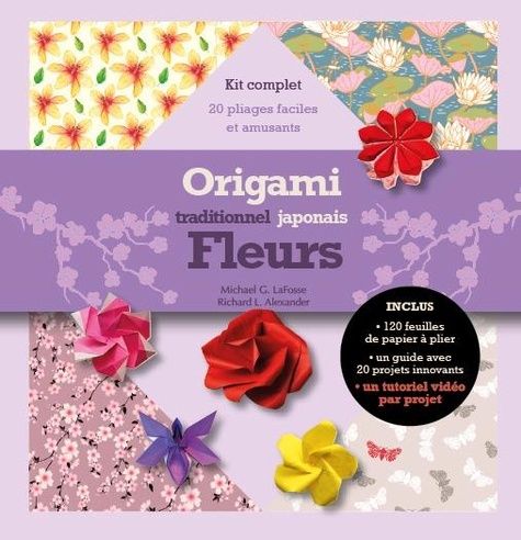 Emprunter Origami traditionnels japonais Fleurs. Kit complet - 20 pliages faciles et amusants livre