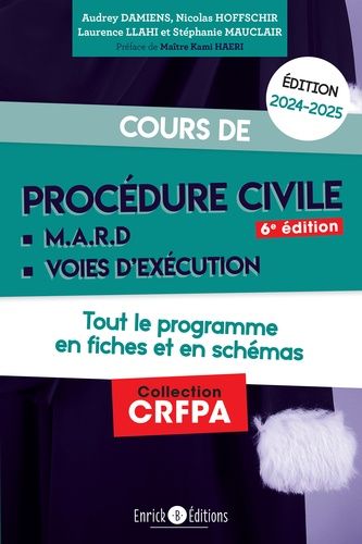 Emprunter Cours de procédure civile et modes alternatifs de règlement des différends. Tout le programme en fic livre