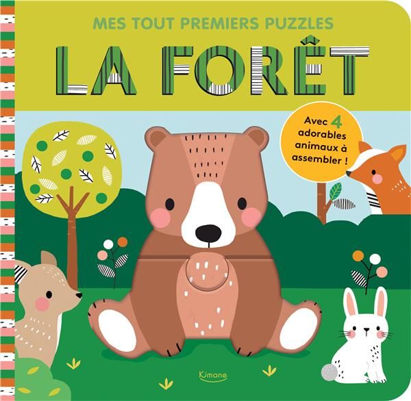 Emprunter La forêt. Avec 4 adorables animaux à assembler ! livre