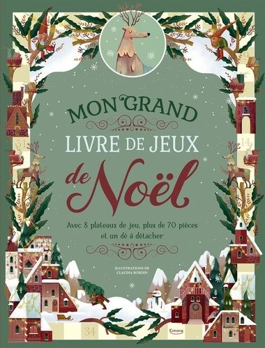 Emprunter Mon grand livre de jeux de Noël. Avec 8 plateaux de jeu, plus de 70 pièces et un dé à détacher livre