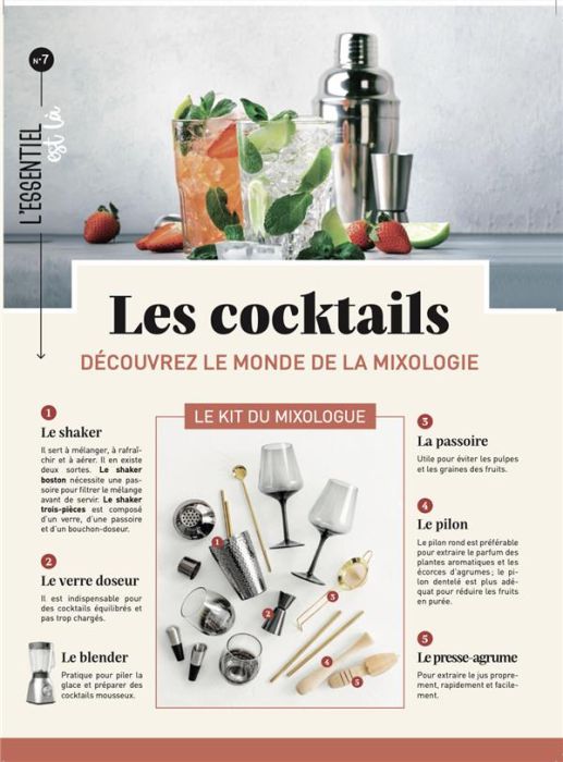 Emprunter Les cocktails. Découvrez le monde de la mixologie livre