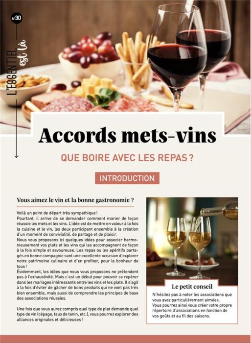 Emprunter Accord mets-vins. De l'apéro au dessert livre