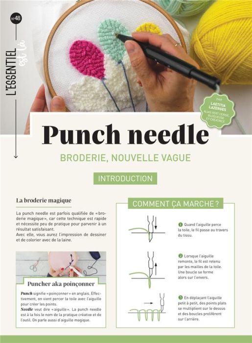 Emprunter Punch needle. Broderie, nouvelle vague livre