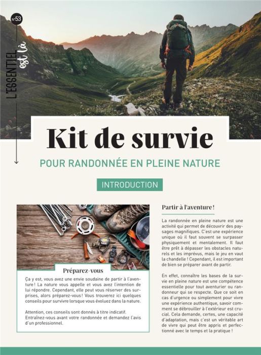 Emprunter Kit de survie. Pour randonnée en pleine nature livre