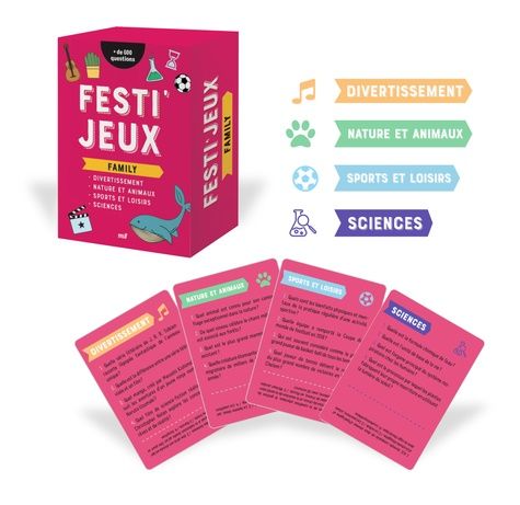 Emprunter FestiJeux - Family. Plus de 600 questions pour des moments conviviaux ! livre