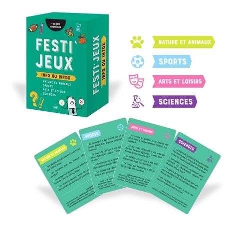 Emprunter FESTIJEUX - INFO OU INTOX - + DE 600 QUESTIONS POUR DECELER LE VRAI DU FAUX ! livre