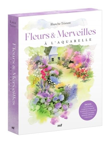 Emprunter Fleurs & merveilles à l'aquarelle livre