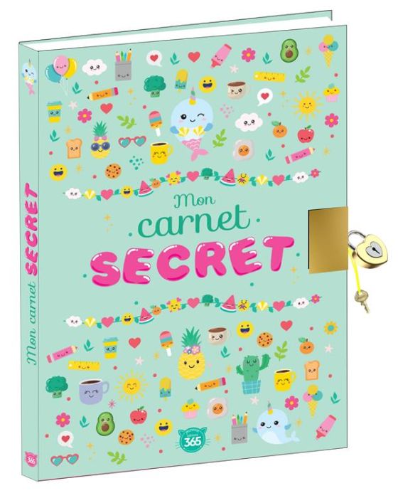 Le carnet de mes secrets + stylo magique à l'encre invisible