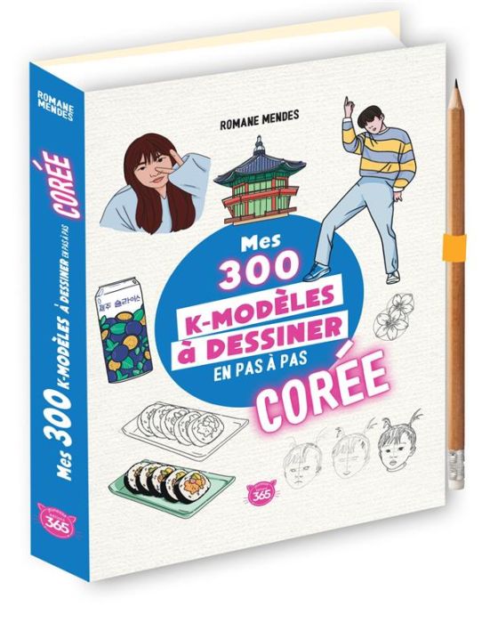 Emprunter Mes 300 k-modèles à dessiner en pas à pas, Corée. Avec 1 crayon livre