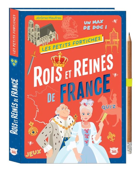 Emprunter Rois et reines de France. Avec 1 crayon livre