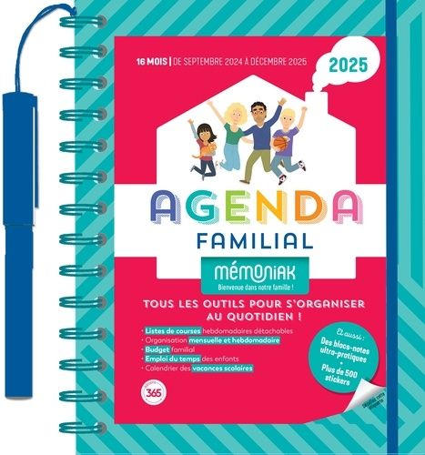 Emprunter Agenda familial Mémoniak. Avec 1 stylo, Edition 2024-2025 livre