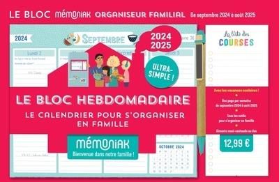 Emprunter Le bloc hebdomadaire organiseur familial. Edition 2024-2025 livre