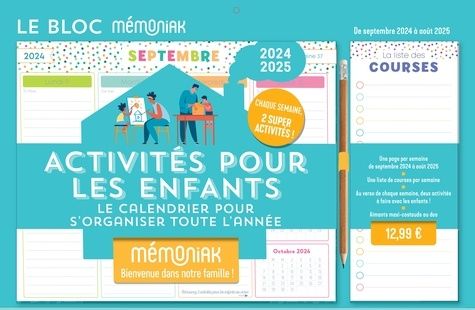 Emprunter Le bloc hebdomadaire Activités pour les enfants. Edition 2024-2025 livre