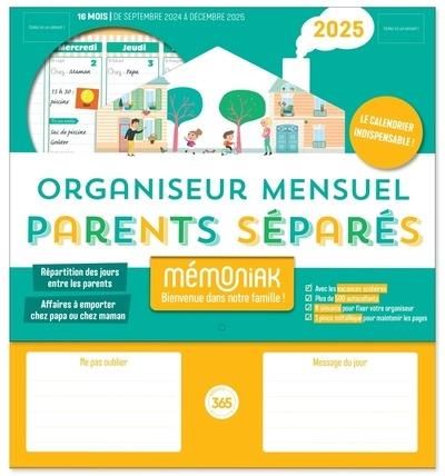 Emprunter Organiseur mensuel Parents séparés. Edition 2025 livre