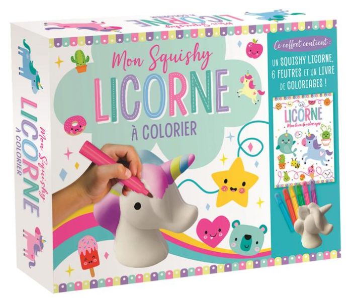 Emprunter MON SQUISHY A COLORIER - LICORNES NE livre