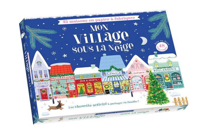 Emprunter Mon village sous la neige. 25 maisons en papier à fabriquer livre